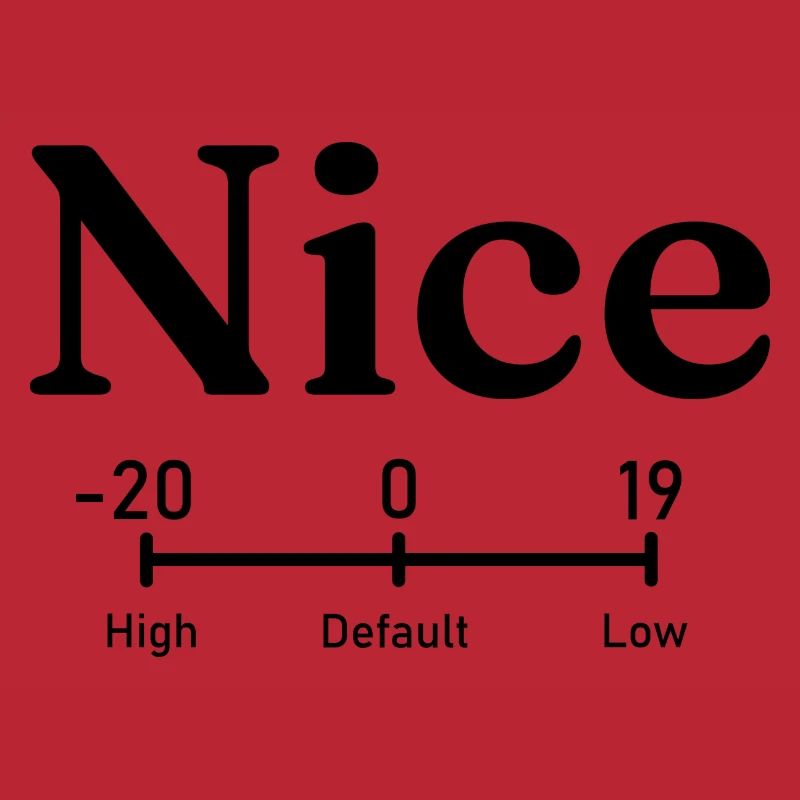 Nice | linux process priority command