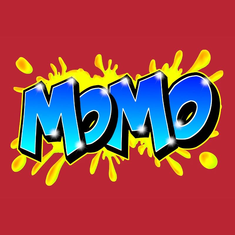Graffiti Name MOMO printable on evrything