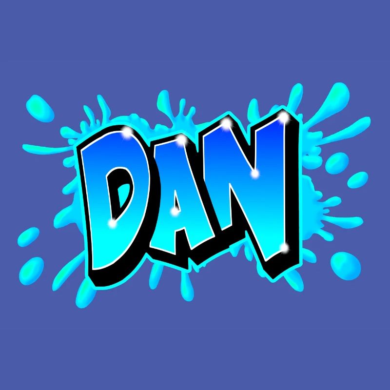 Graffiti "DAN" printed on any medium!