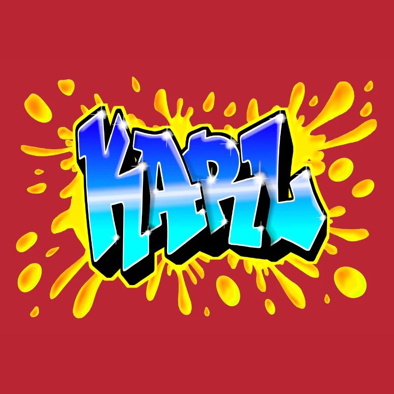 KARL SPLASH YELLOW GRAFFITI