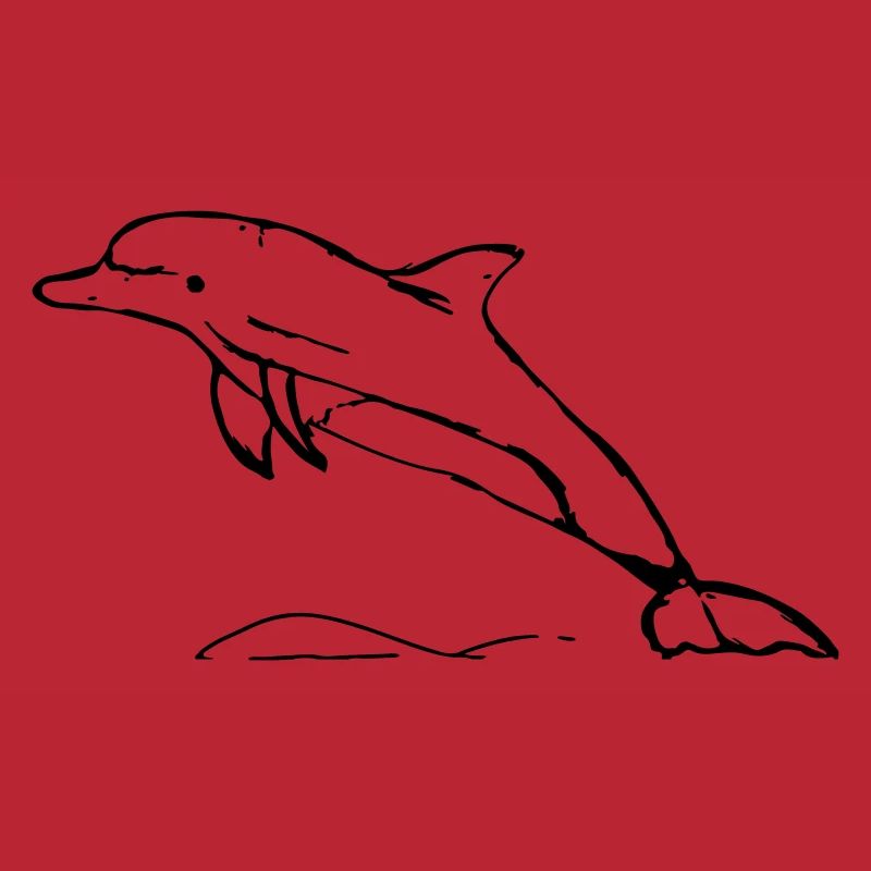 Springender Delphin Geschenk