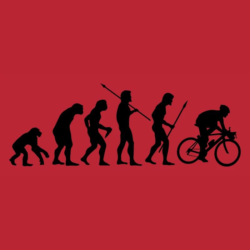 l'évolution de cycliste