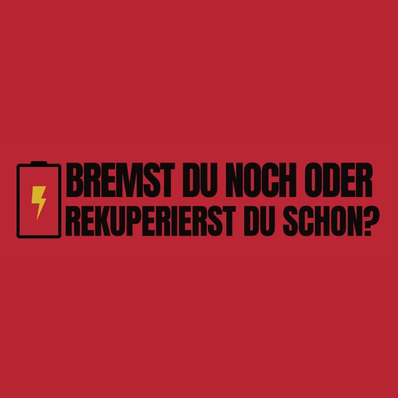 Bremst du noch oder rekuperierst du schon?