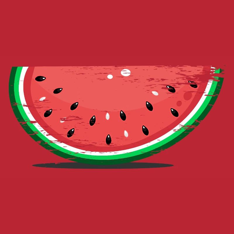 Tranche de conception de pastèque utilisée