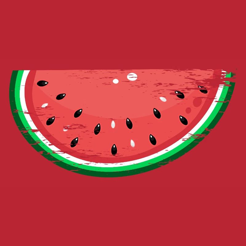 Tranche de conception de pastèque utilisée