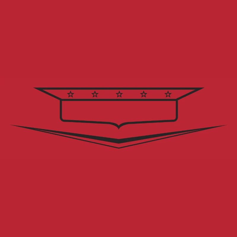 Classic Car Emblem frame empty, design yourself