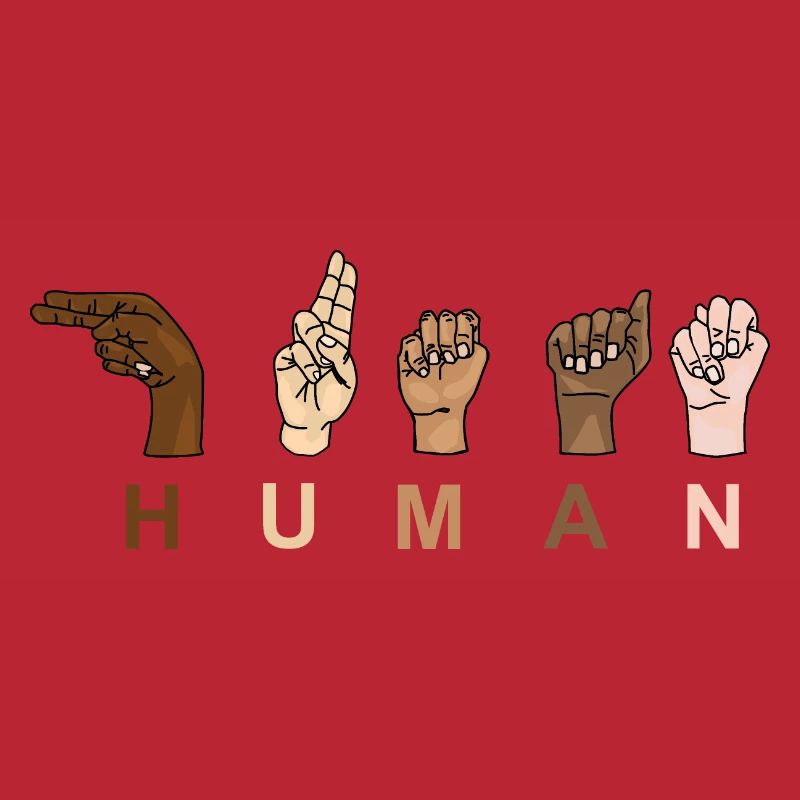 HUMAN - RESPECT Handzeichen