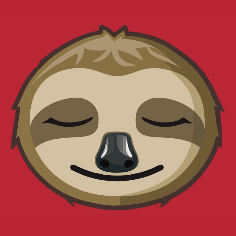Sleeping Sloth Face