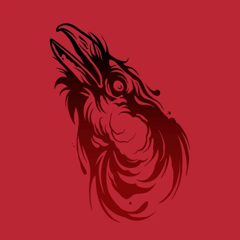 Crow's head