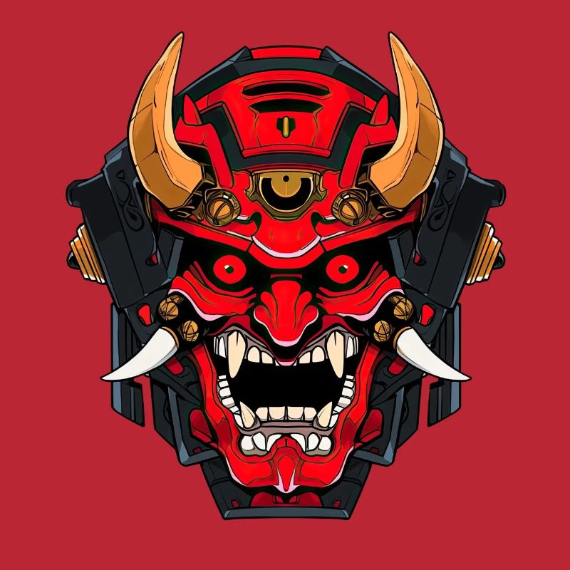 Cyborg Dämon Samurai