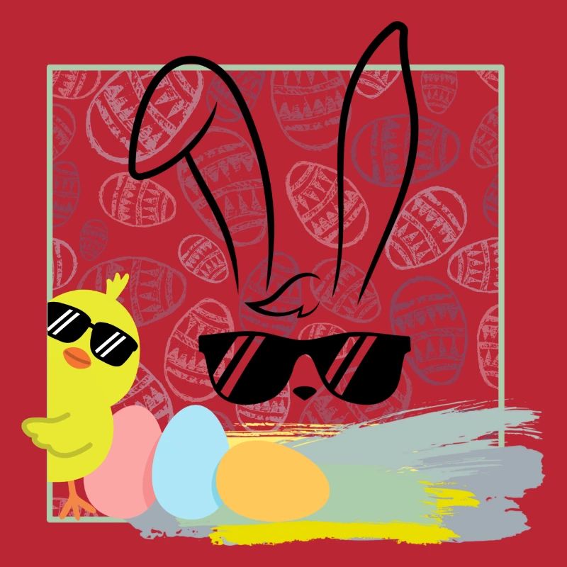 cool easter bunny with sunglasses easter easter eggs