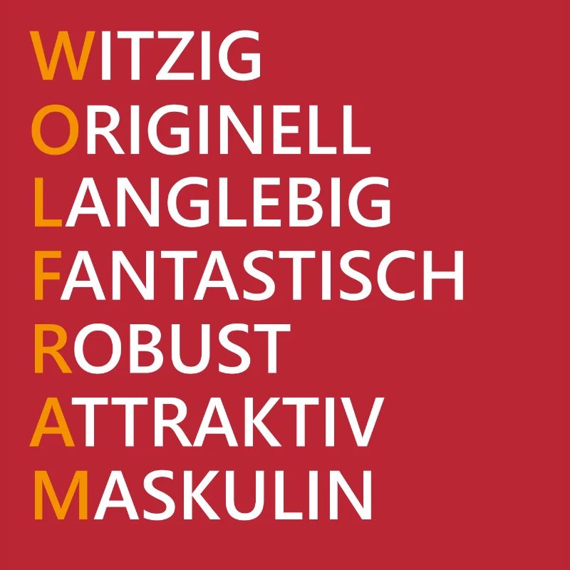 Wolfram Name Geschenk