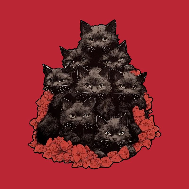Schwarze Katzen