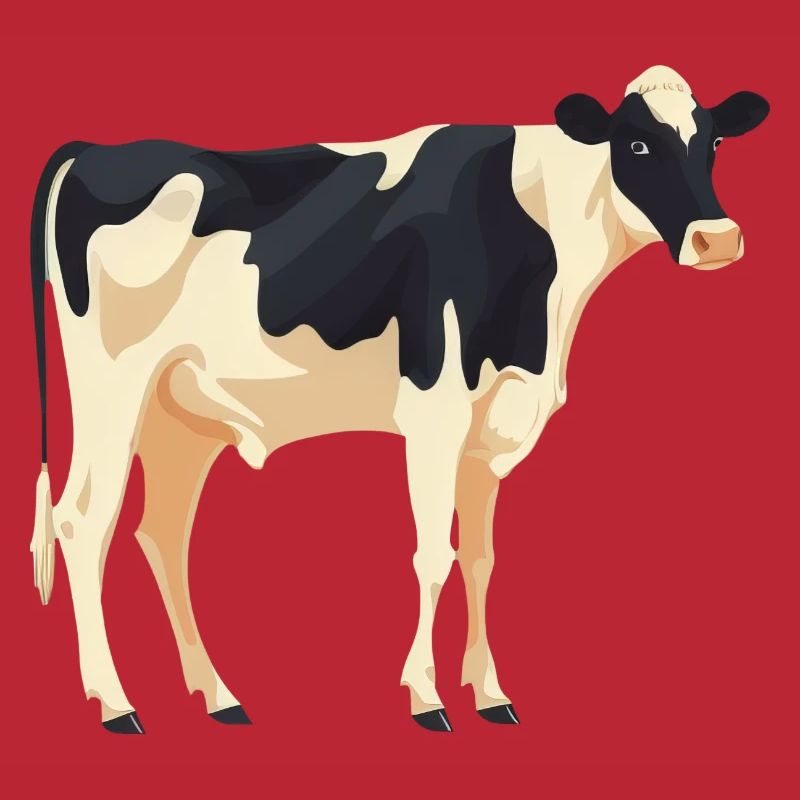 Standing Cow - Simple Design