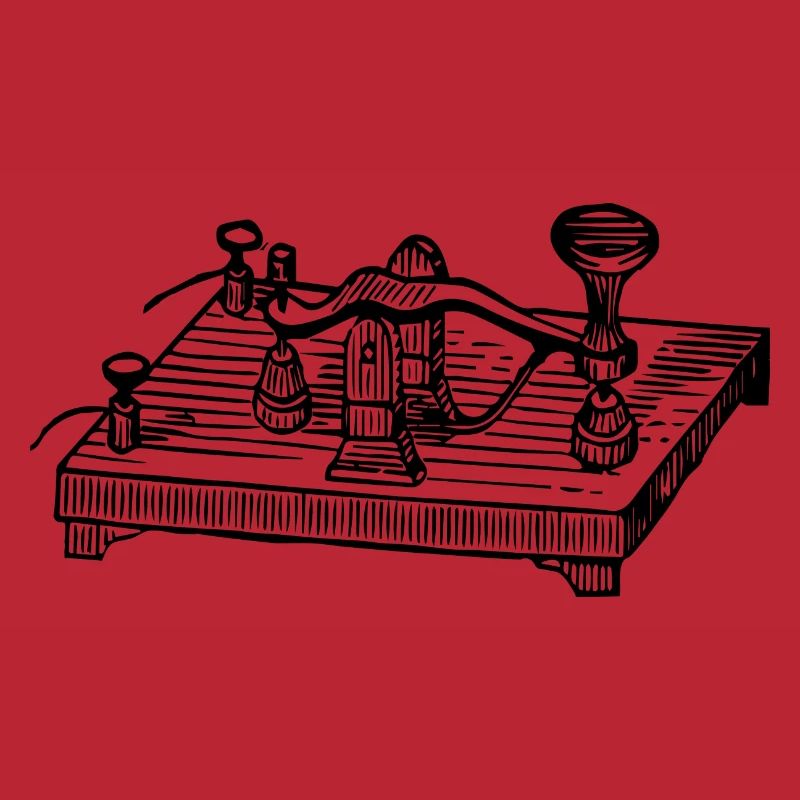 Vintage Morse Code Device, Retro Communication