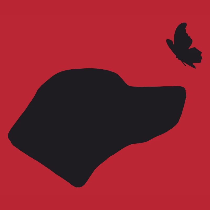 Rhodesian Ridgeback mit Schmetterling
