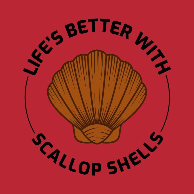 Scallop Seashells Collector Beachcomber Shellfish