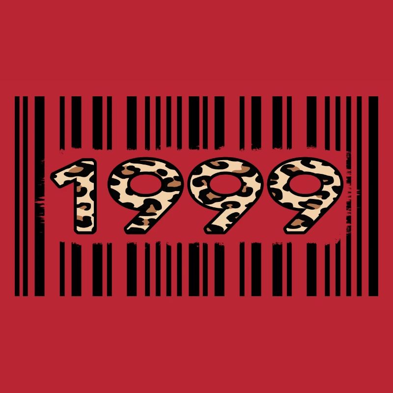 1999 Birthday 23 years anniversary Barcode Leopard