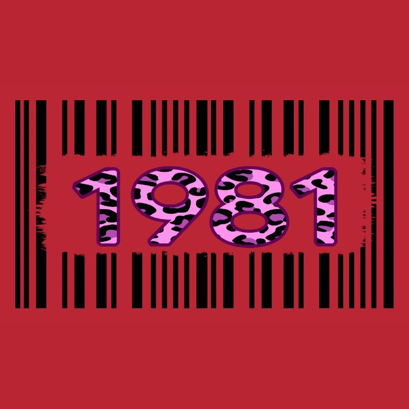 1981 Anniversaire Barcode Pink Leopard