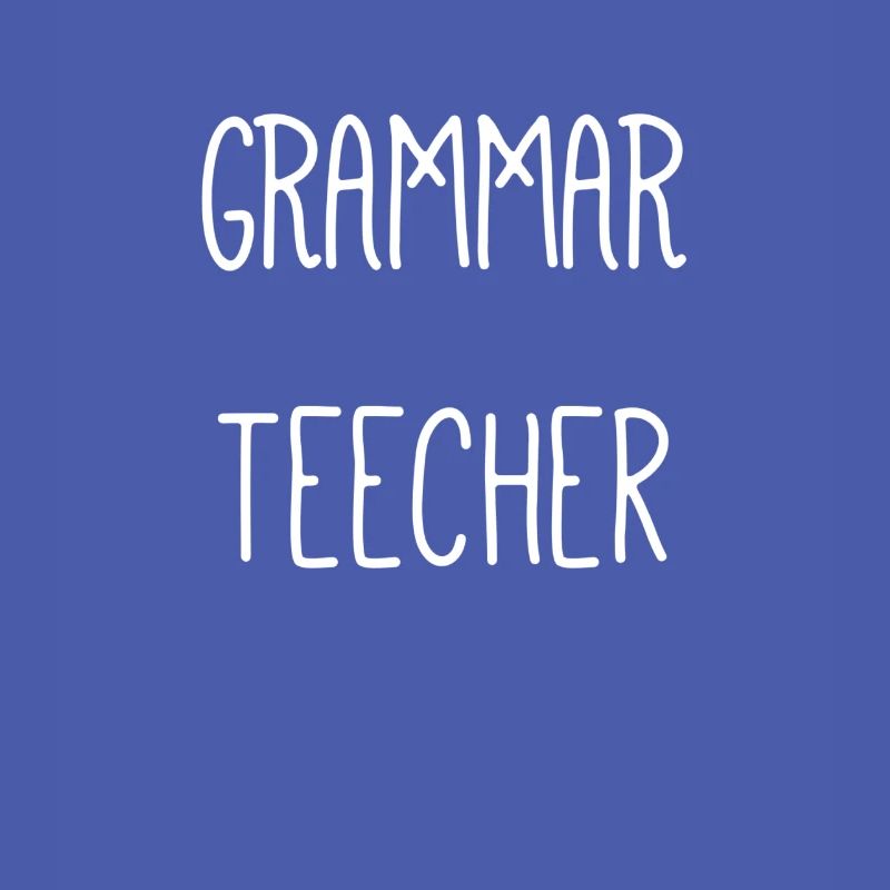 Professeur de grammaire autodérisoire
