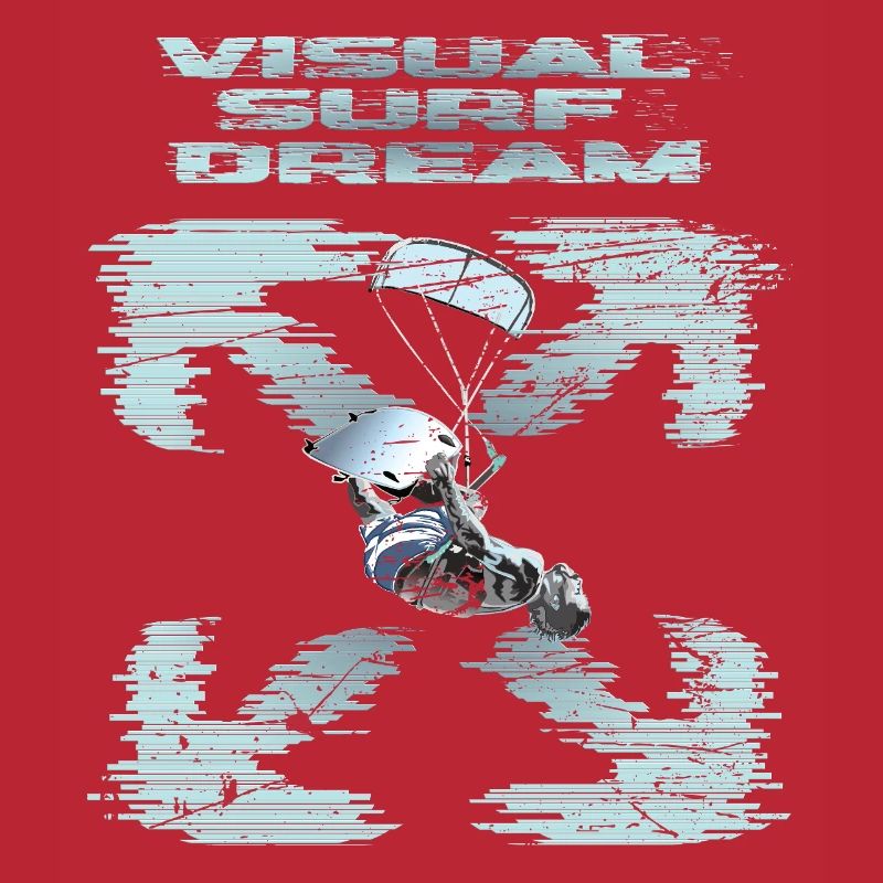 Rêve visuel de kitesurf