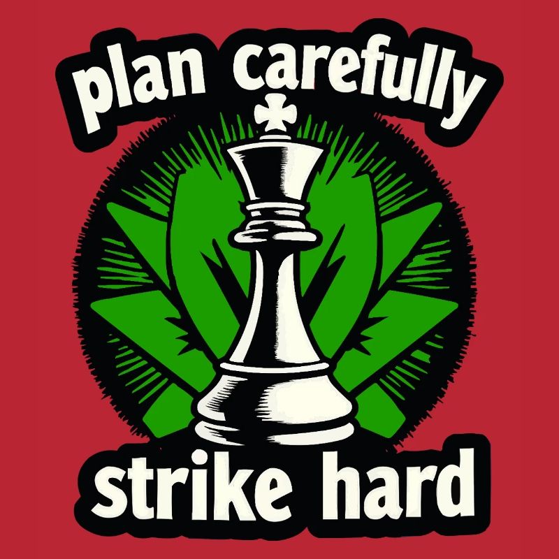Schach plan carefully strike hard