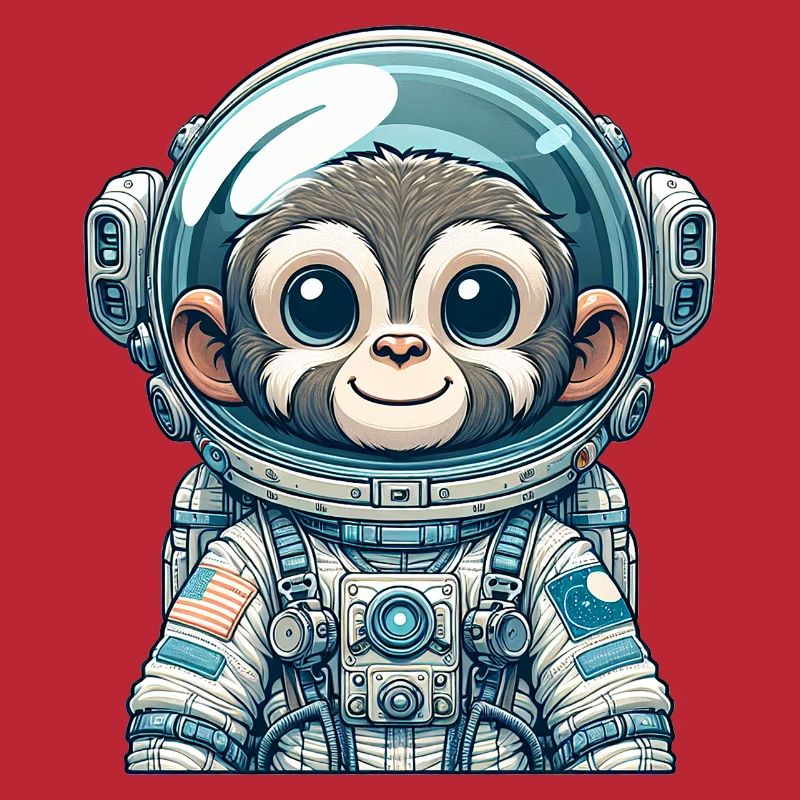 Singe Astronaute Mignon