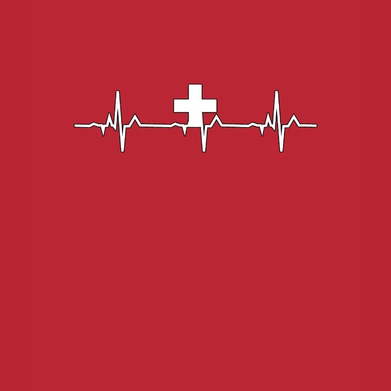 EKG Herzschlag Schweiz Herzfrequenz Geschenk Puls