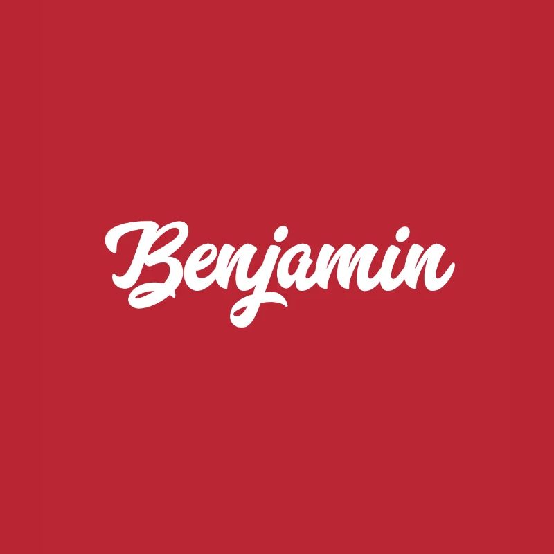 Benjamin Custom Text Birthday Name