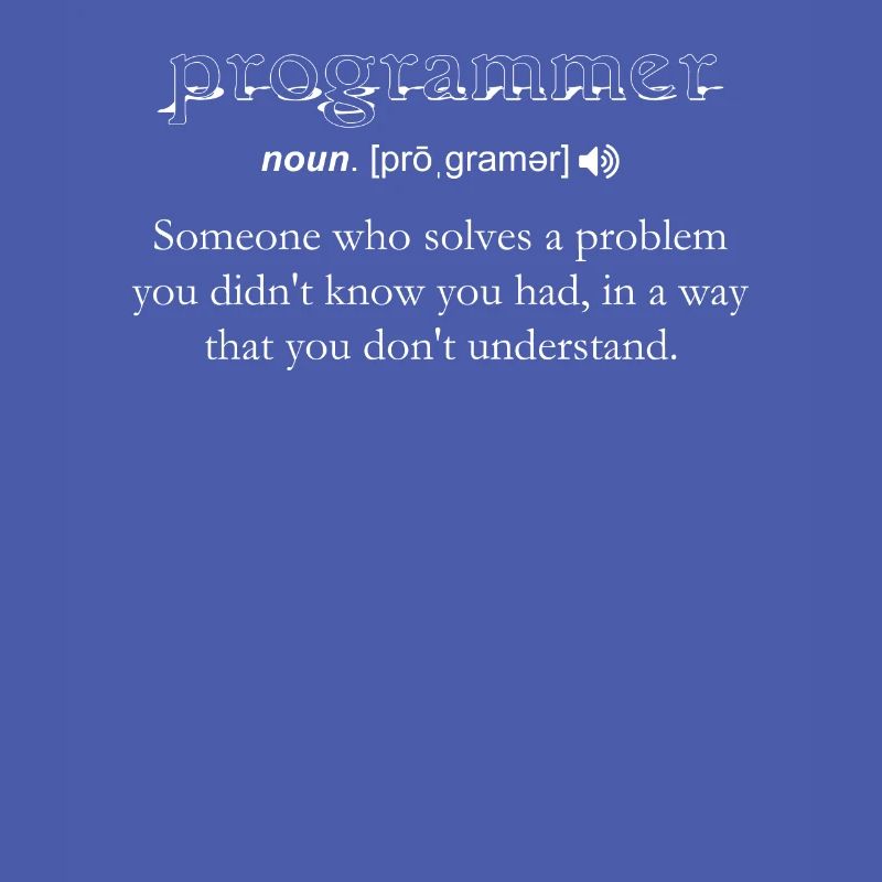 Programmeur Funny Définition Codage Humour Ordinateur