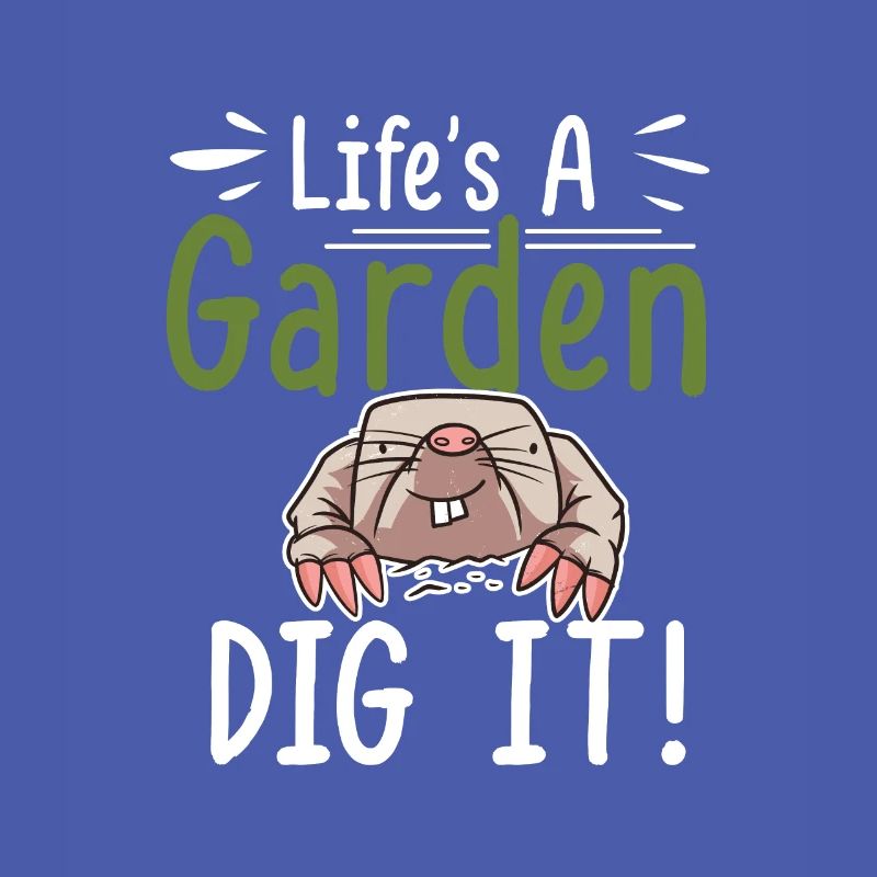Funny Life's A Garden Mole Problems Chemistry Mole