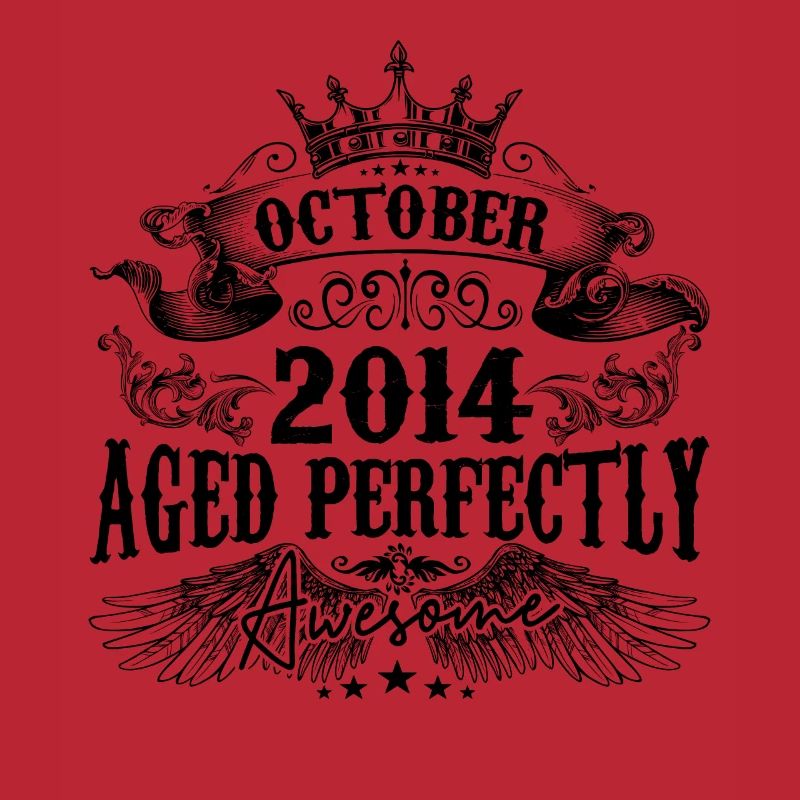 2014 | October Aged Perfectly 2014 birthday gift