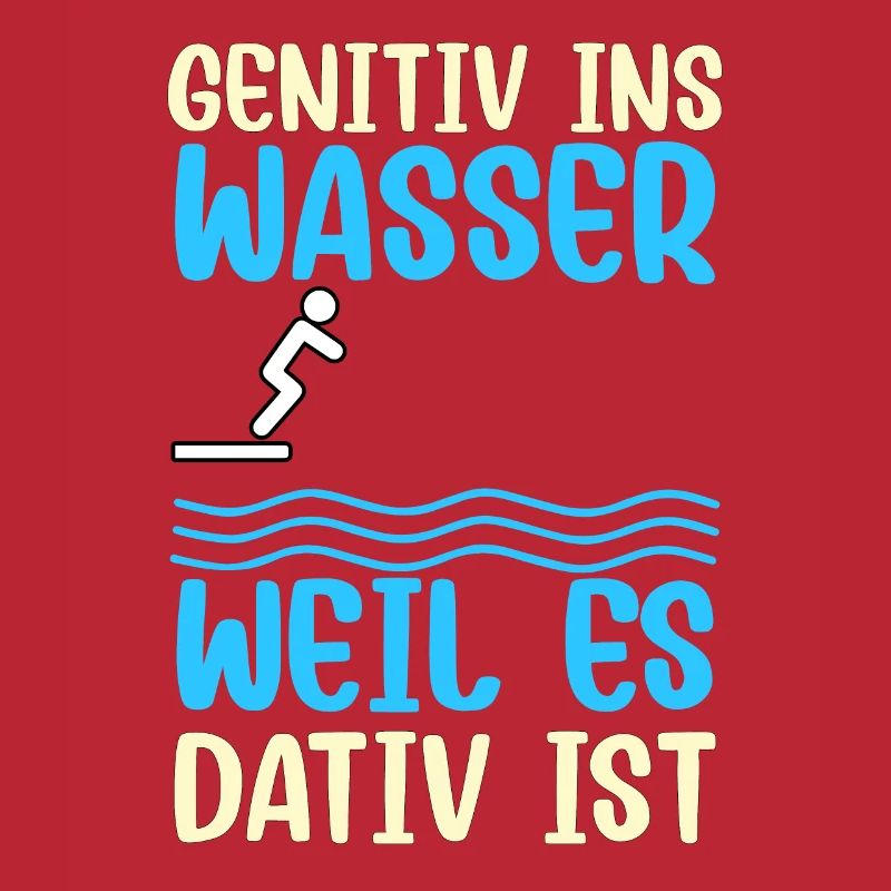 Génitif dans l’eau, parce que c’est de la grammaire dative