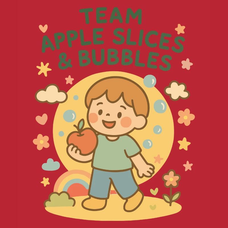 Team Apple Slices & Bubbles Fun Kindergarten