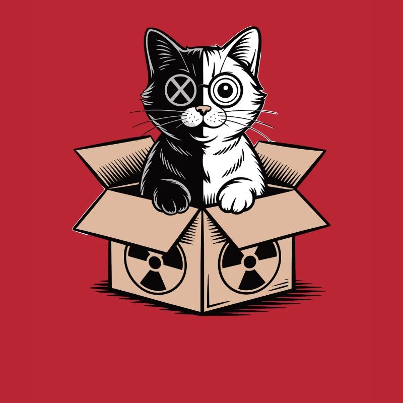 Le chat dans une boîte de Schrödinger : la déclaration du nerd quantique