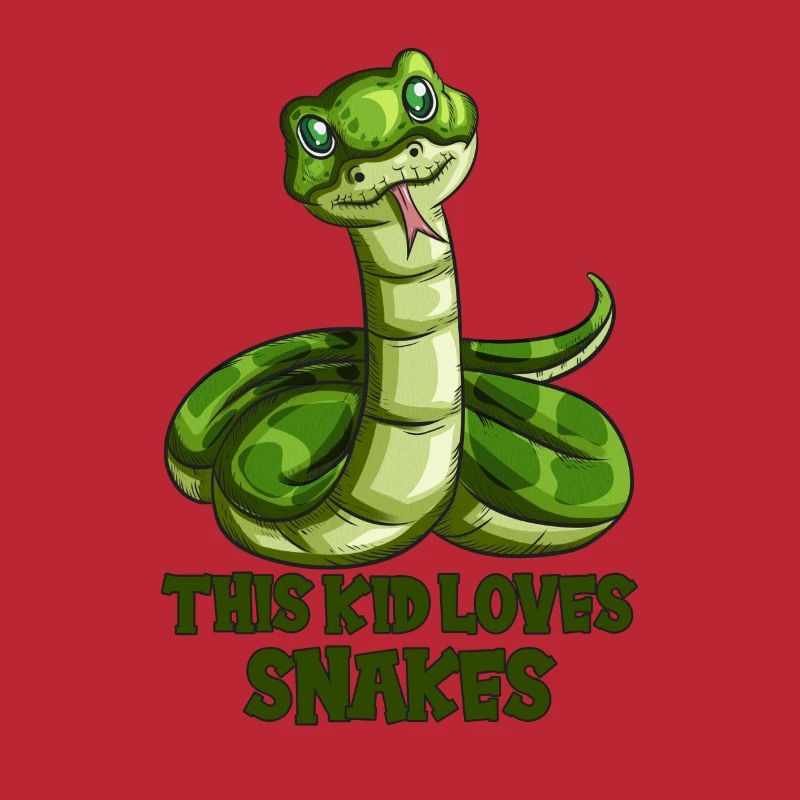 Enfant Serpent Tenue Serpent Serpent Natter Python