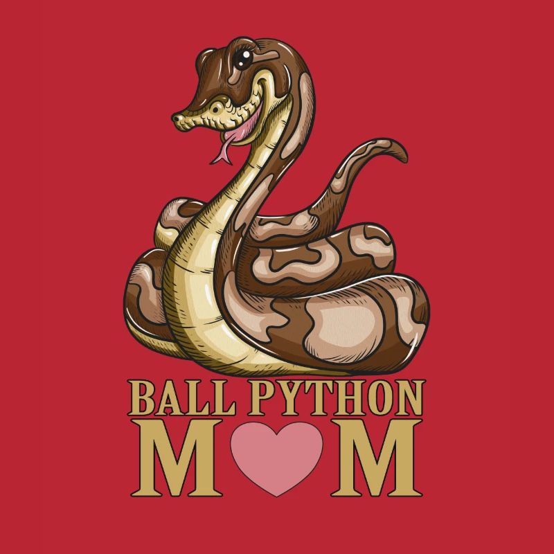 Schlange Liebhaber Schlange Reptil Ball Python Mom