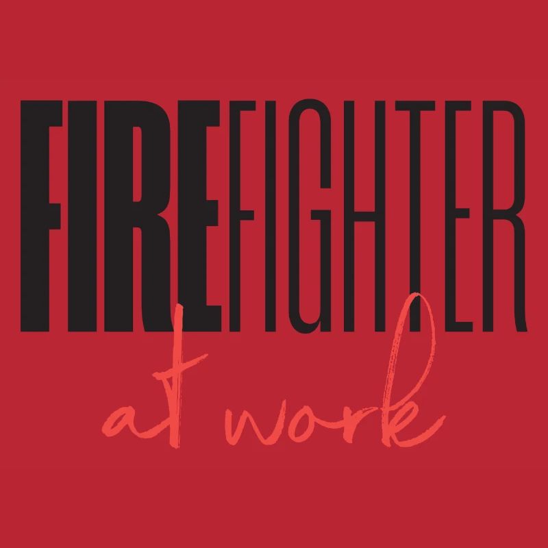 Firefighter at work