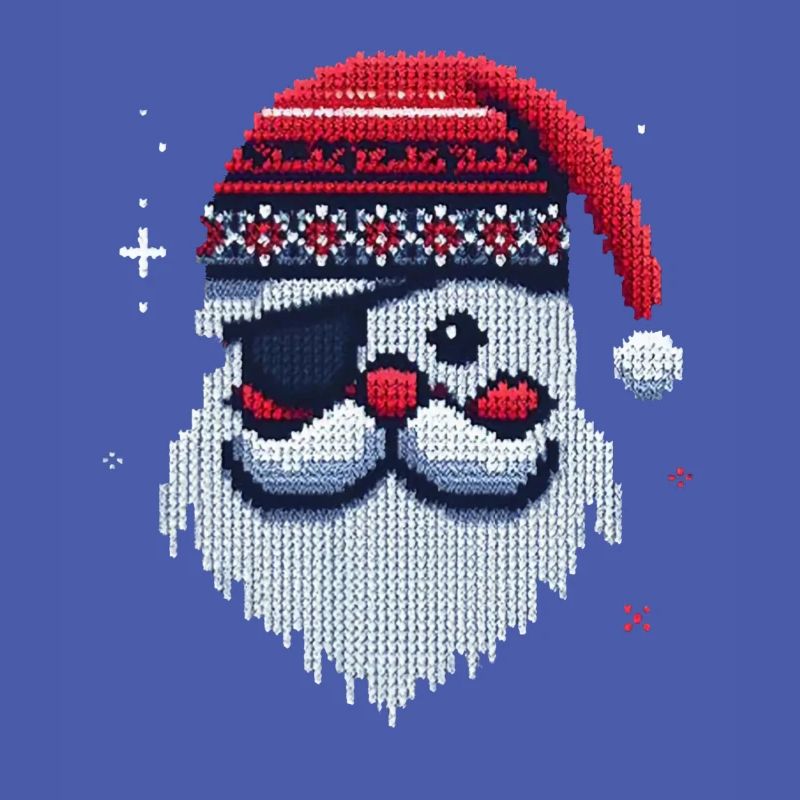 Santa Claus Kawaii Knitting Pattern