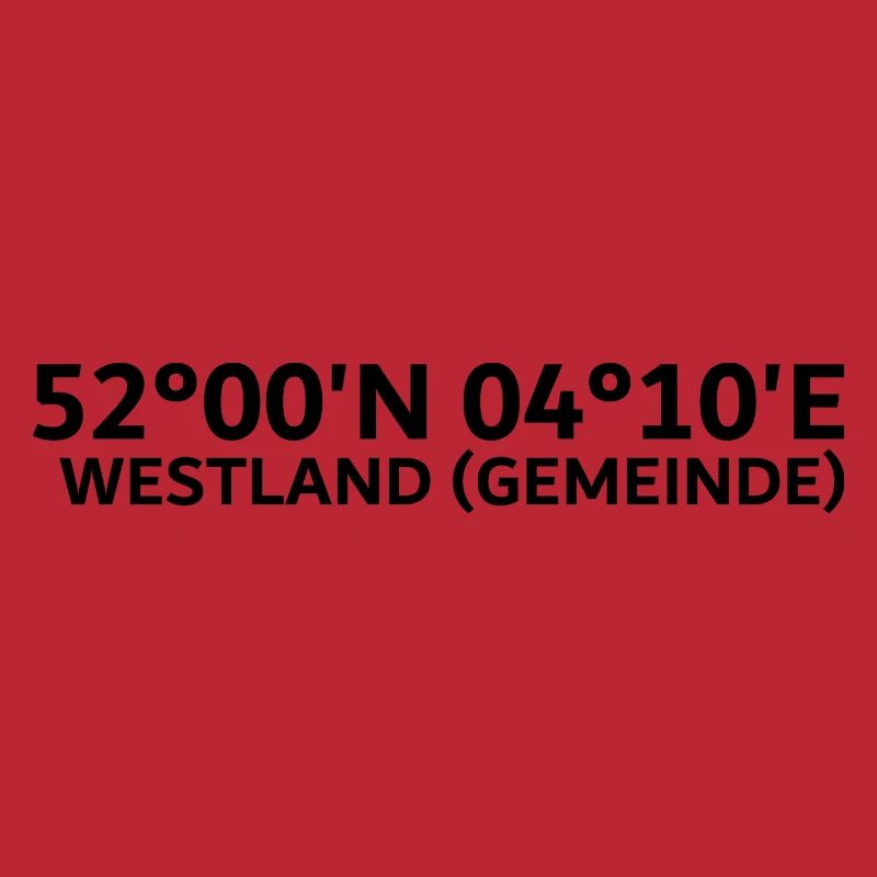 Westland (municipality) Coordinates