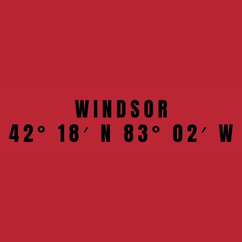 Coordonnées Windsor, Canada