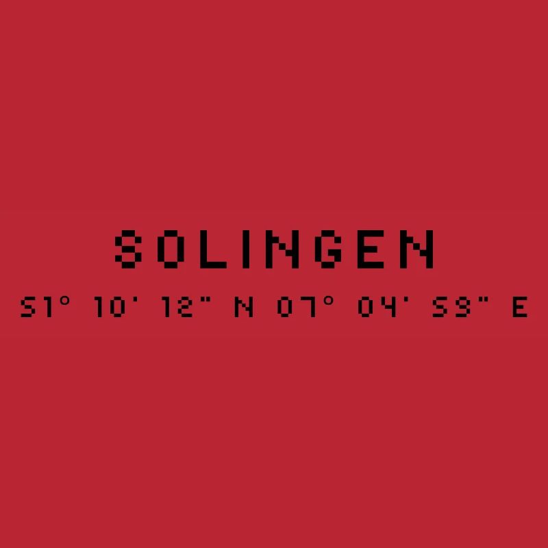 Coordonnées Solingen