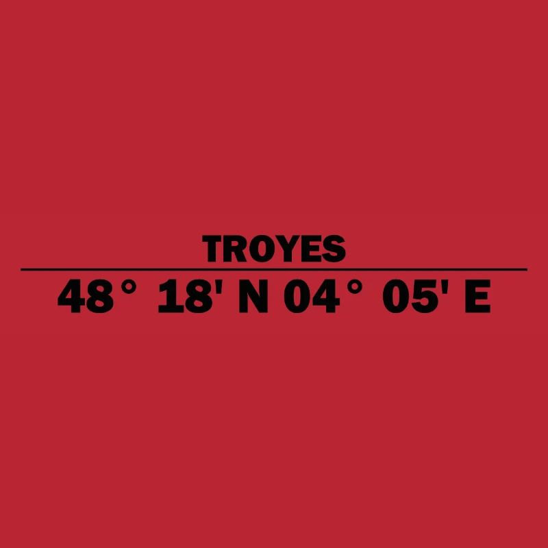 Troyes coordinates