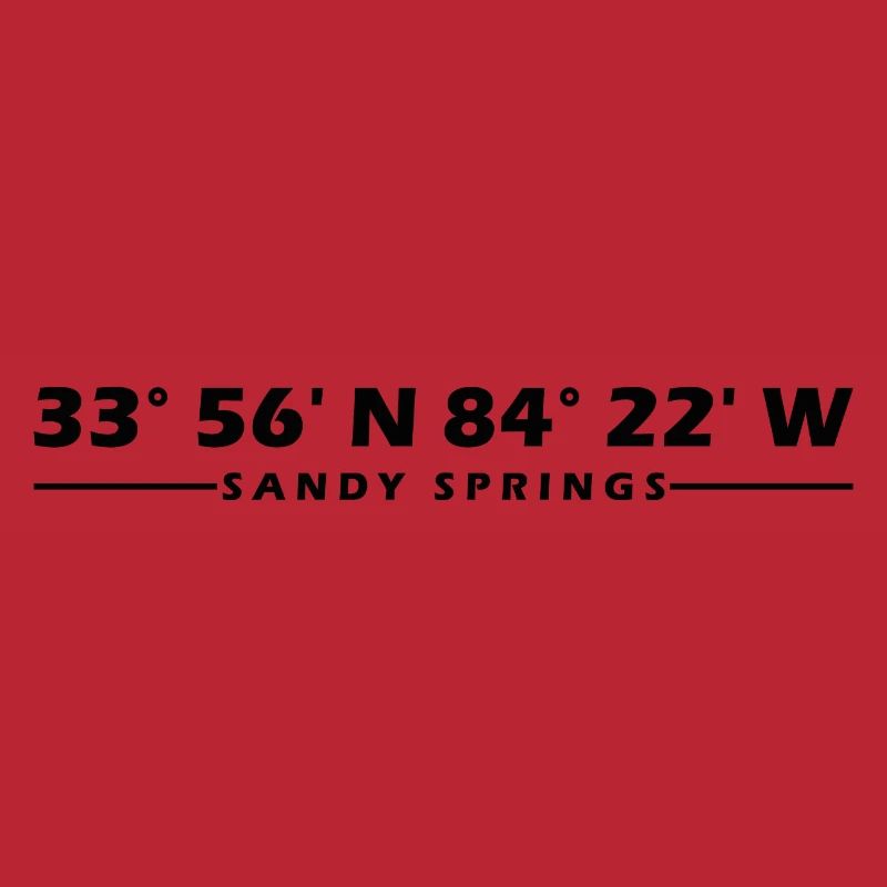 Sandy Springs Coordinates
