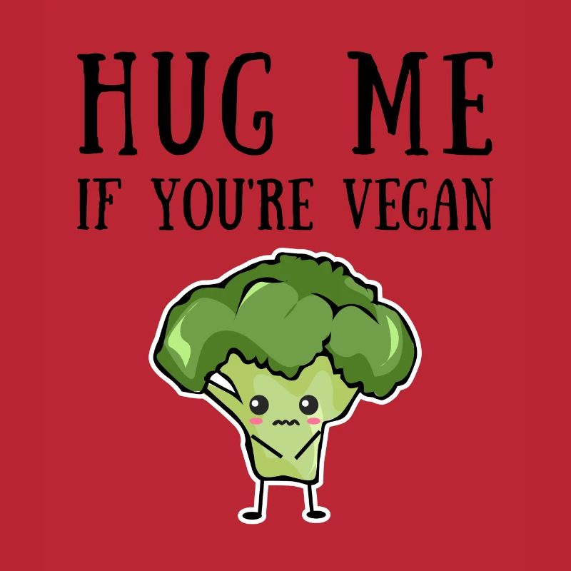 Broccoli Vegan Veggie Comic Chibi Gift