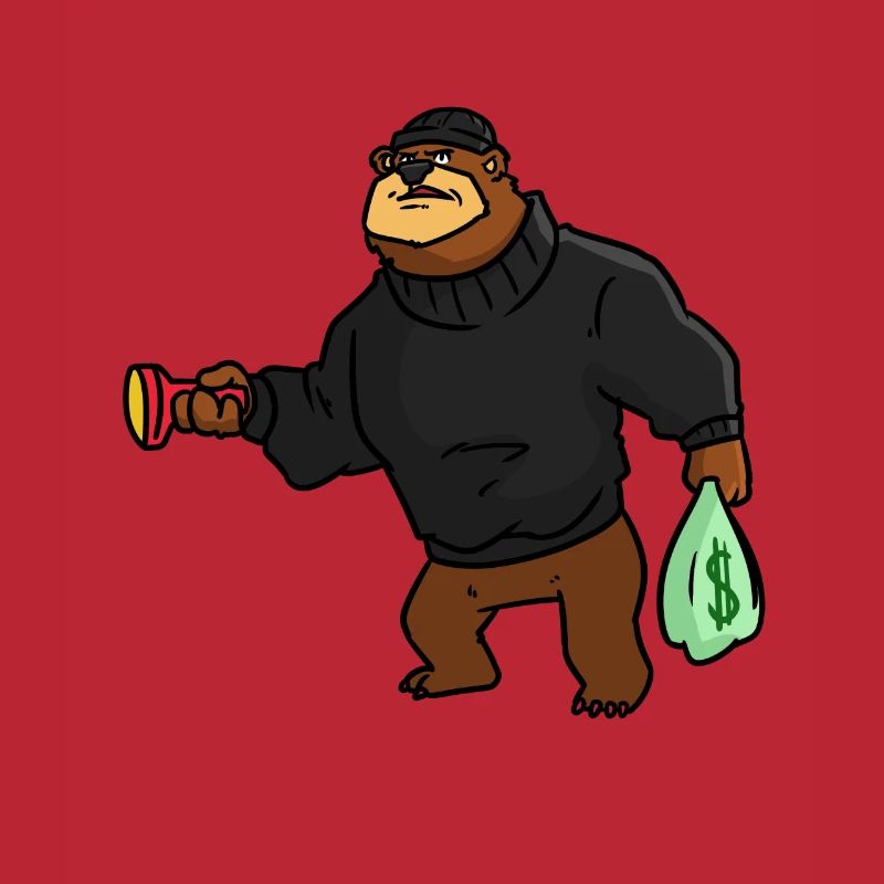 Robber Bear, bear robber