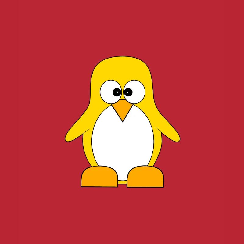 Pinguin gelb