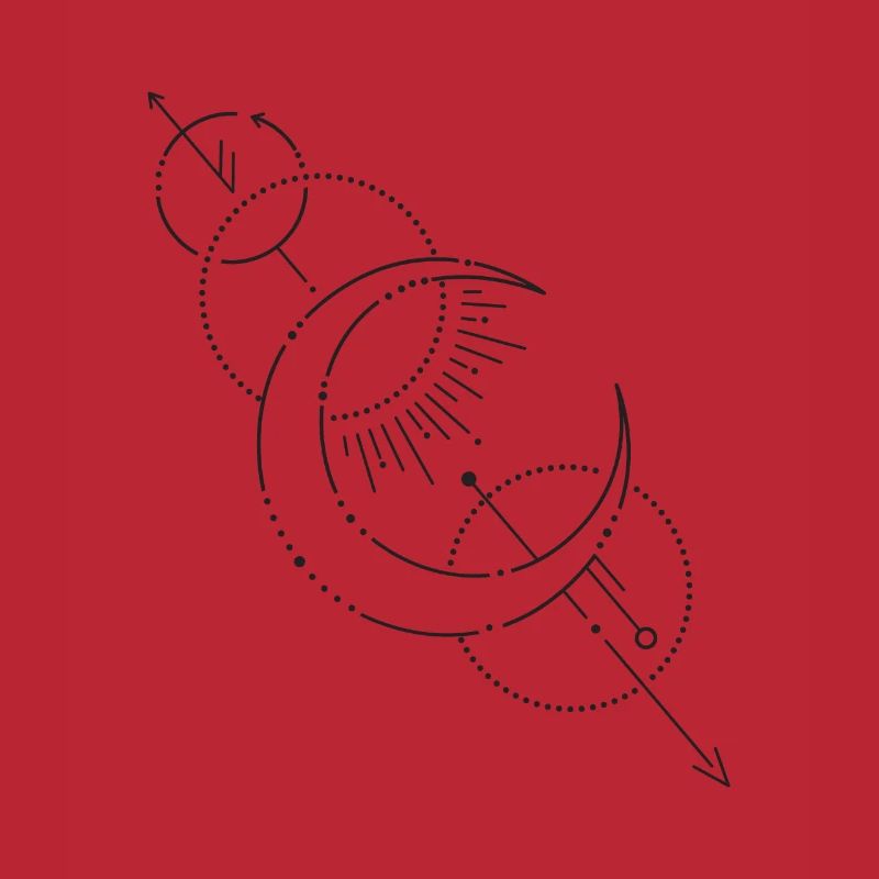 Abstract moon