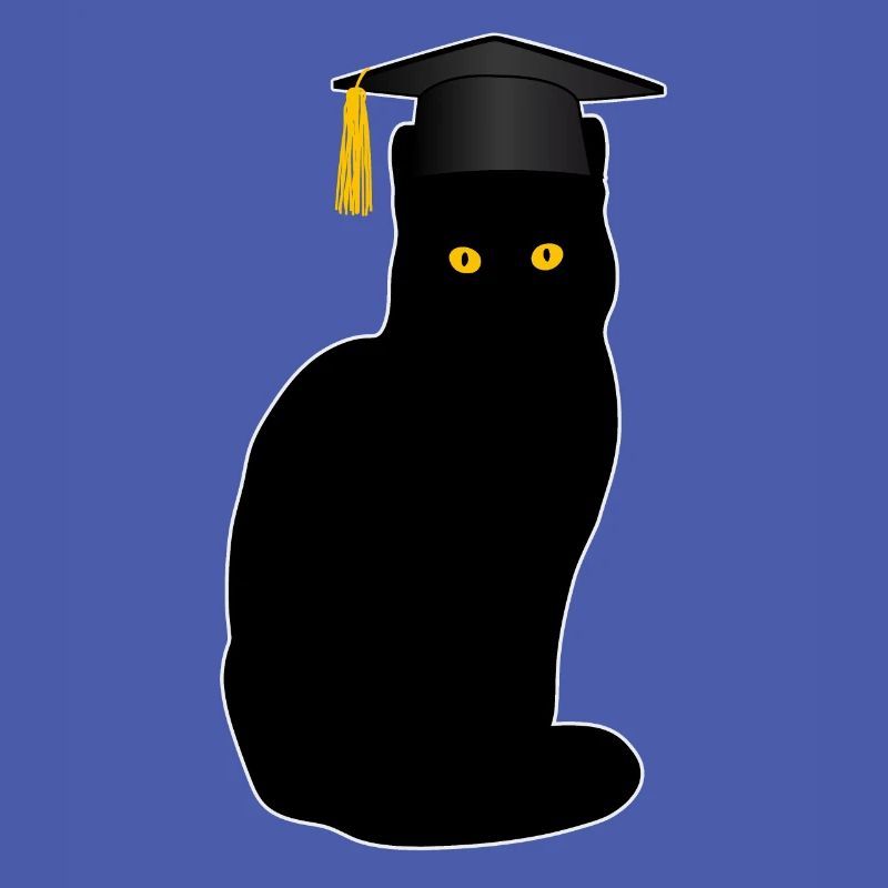 Bachelor Master's Degree Funny Cat