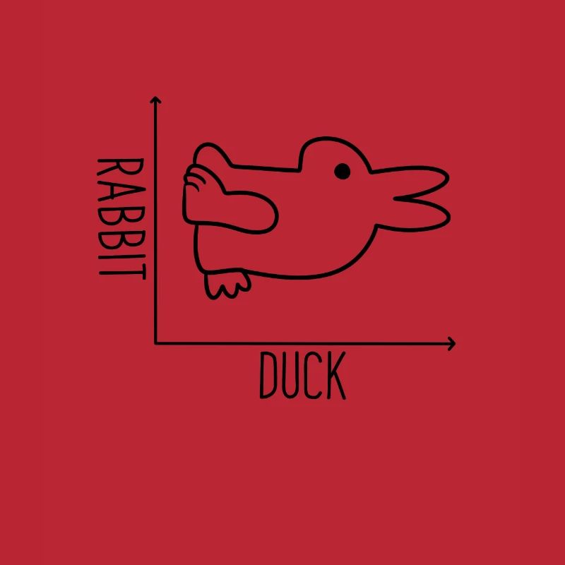 Duck x rabbit graph irony
